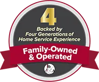 Family-Owned & Operated. Backed by Four Years of Home Service Experience.