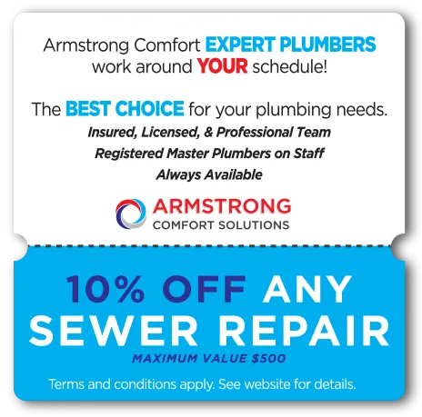 10% off any sewer repair
