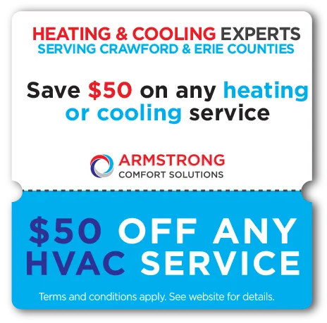 Save $50 on any heating or cooling service!
